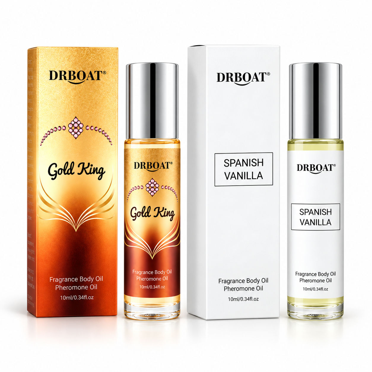 Perfume Alcohol Fragrance - Men Duo Roll-on Parfumolie Set, Warme